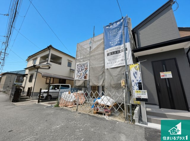 伊丹市堀池　第12期　新築一戸建ての外観|周辺は落ち着いた街並みの住宅地！子育てがしやすい住環境です！まだ未完成ですが、現地でしかわからない事もございます。是非一度ご覧ください。