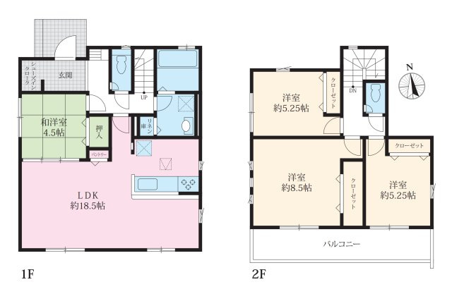 【間取り】 | 〇●平塚市小鍋島2期 新築戸建 全6棟【1号棟】●〇