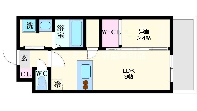 【間取り】 | セレニテ天六リアン
