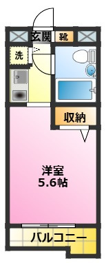 ジョイフル新丸子第2の間取り|インターネット無料です♪