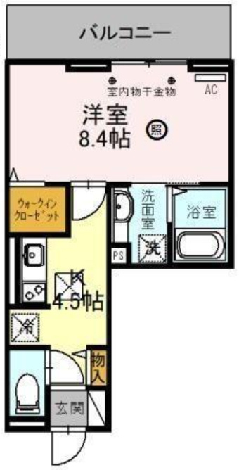 ディーセレーノ下藤沢の間取り