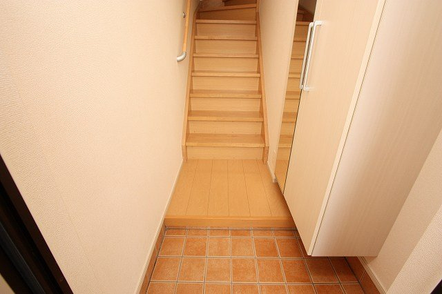ソレイユ伊川Ⅱの玄関|シンプルで使いやすい玄関です