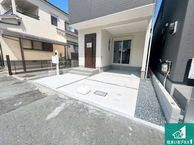 ■伊丹市堀池　第12期　新築一戸建ての駐車場|駐車スペース！散水栓があるので、こまめに愛車を洗えます！