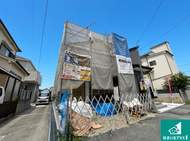 伊丹市堀池　第12期　新築一戸建ての外観|周辺は落ち着いた街並みの住宅地！子育てがしやすい住環境です！まだ未完成ですが、現地でしかわからない事もございます。是非一度ご覧ください。