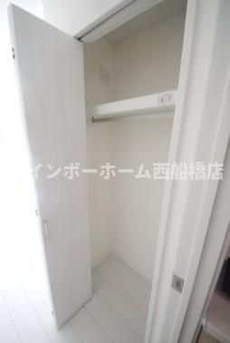 江戸川区東葛西５丁目のアパートの収納