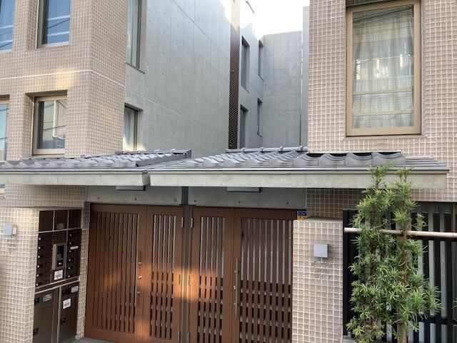品川区旗の台２丁目の賃貸マンションのエントランス
