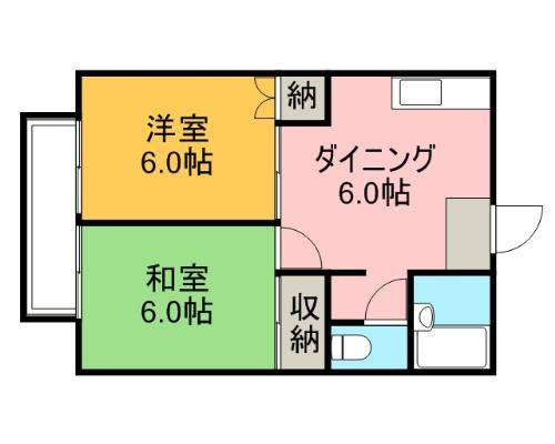 【間取り】 | サンフォーリスト仁戸名