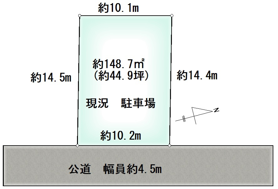 売地　佐倉市南臼井台の土地図