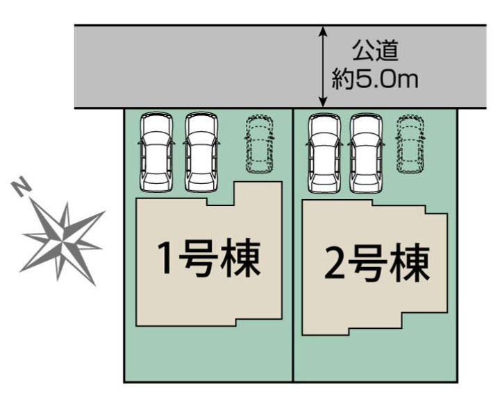 四街道市旭ケ丘２丁目３期の区画図