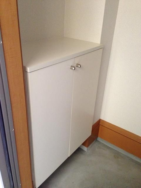 ロイヤルコート三ツ沢の玄関