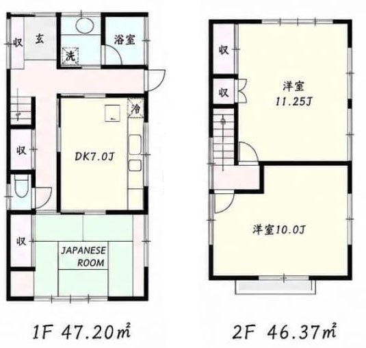 福生市武蔵野台２丁目の中古一戸建