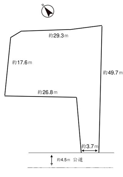 藤沢市辻堂１丁目　売地の土地図|土地図