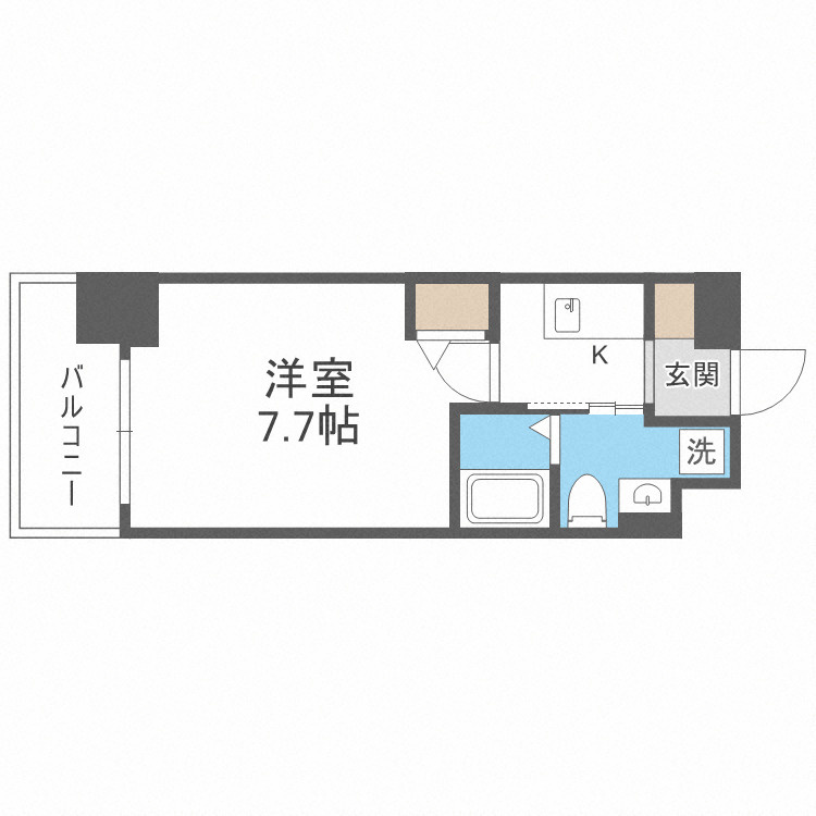 LIVIAZ NAMBA SOLの間取り