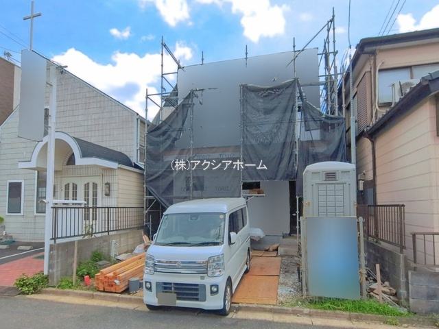 所沢市東所沢2丁目・全1棟　新築一戸建　～並列駐車2台可～の外観|現地写真（2026年7月28日撮影）