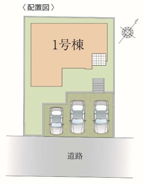 四街道市つくし座1丁目9期の区画図