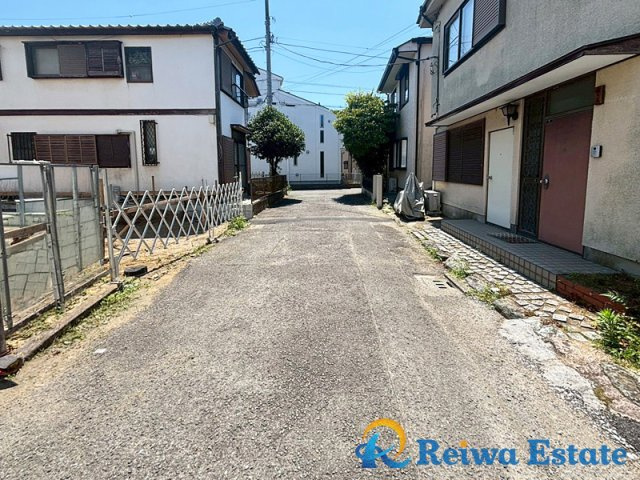 新築戸建　茅ヶ崎市東海岸北4丁目の前面道路含む現地写真