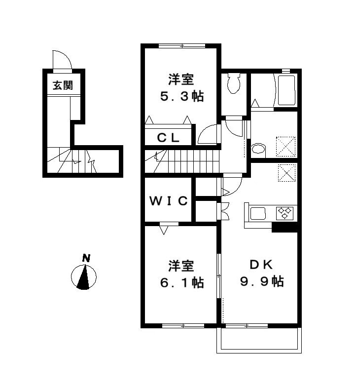 【仲介手数料：50％OFF】対象物件！の間取り