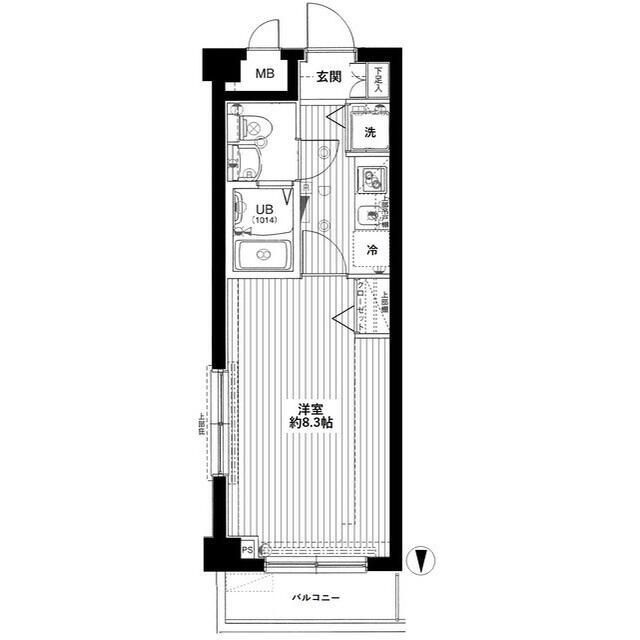 リガーレ新板橋の間取り