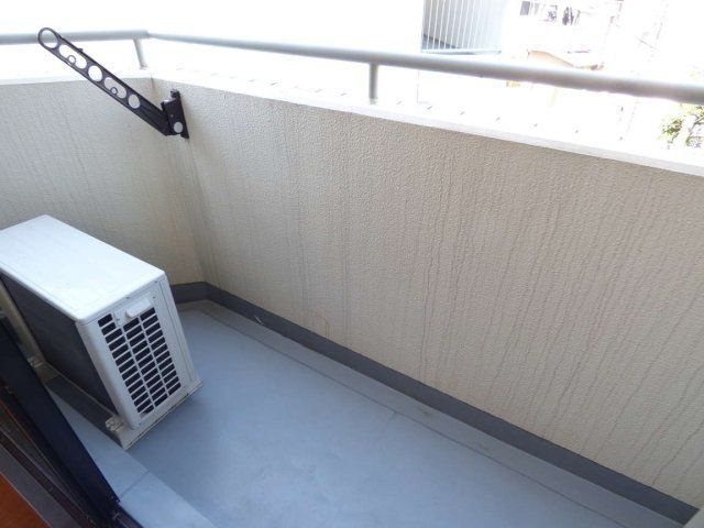 コスモ千早町のバルコニー