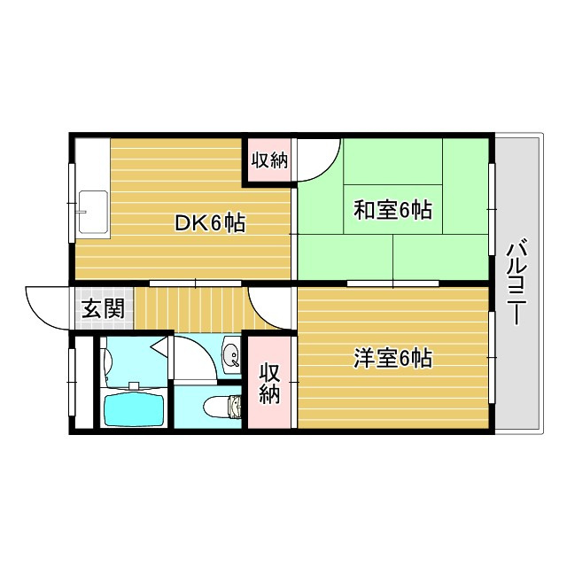 エスポワールささゆりの間取り