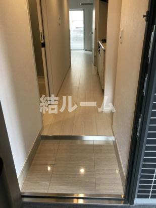 板橋区中丸町の賃貸マンションの玄関