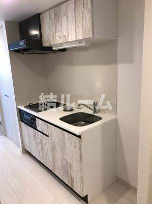 板橋区中丸町の賃貸マンションのキッチン