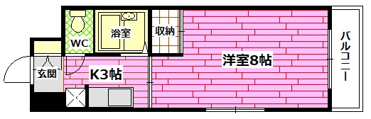 カーサ幸の間取り