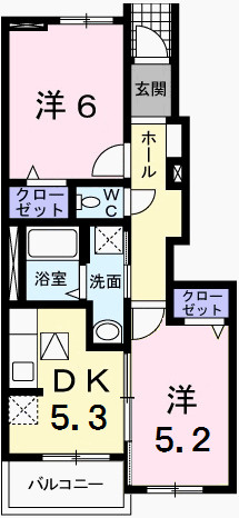 ウェントゥスⅠの間取り