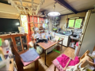 【キッチン】 | 大月市富浜町鳥沢　屋根裏部屋　2DK
