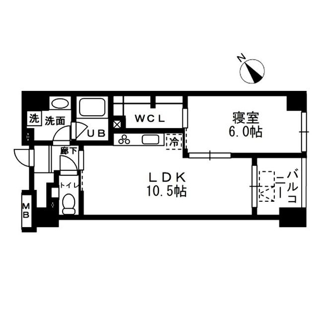 レジディア日本橋浜町の間取り