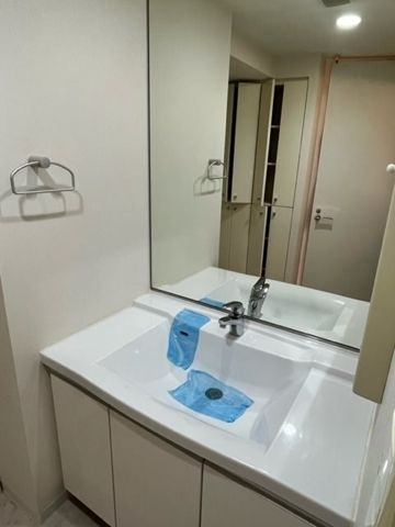 レジディア日本橋浜町の独立洗面台