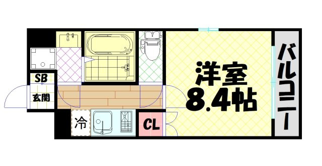 【間取り】 | セオリー難波WEST