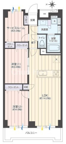 ファミール亀戸の間取り|8階部分・日当たり・通風・眺望良好。新規フルリノベーション施工が完了いたしましたのでいつでも内覧が可能です。安心のアフターサービス保証付きですのでご購入後も安心して暮らせます。