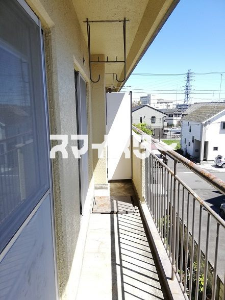広栄ハイツのバルコニー