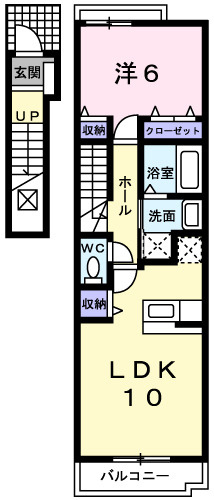 アンジュ・プロムナードの間取り|間取図