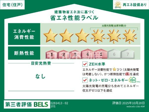 サイレント・メゾンⅡの省エネ性能ラベル