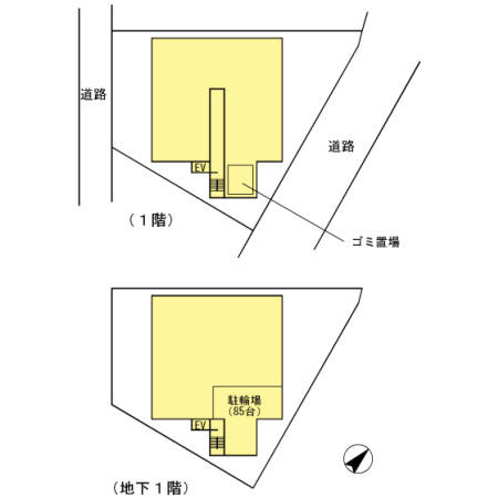 ＪＰ ｎｏｉｅ　早稲田の区画図