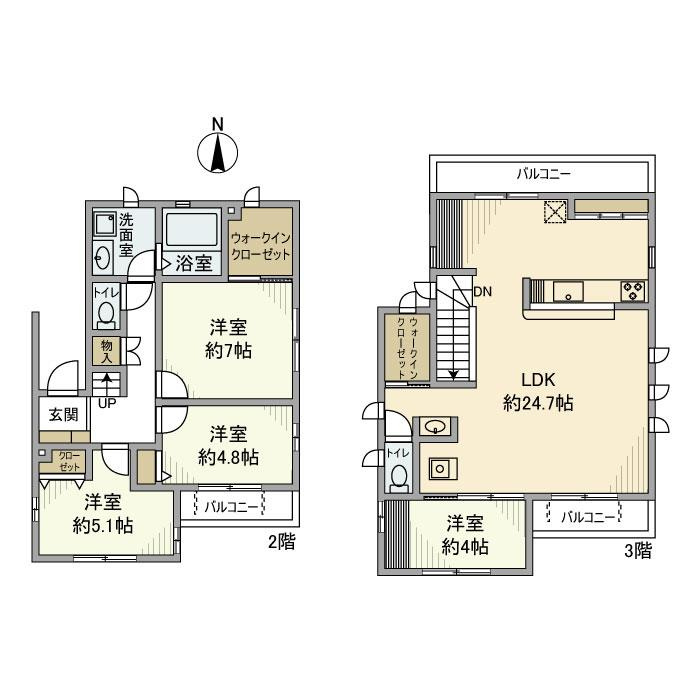 ＮＭメゾンの間取り