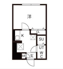 【間取り】 | THE ROOM'S西大井 | 間取りです。