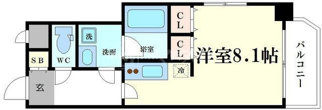 アーデン京町堀ウエストの間取り