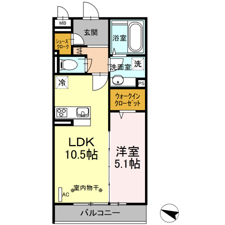 リヴェール湘南の間取り
