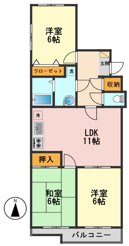 シェ・ソワの間取り