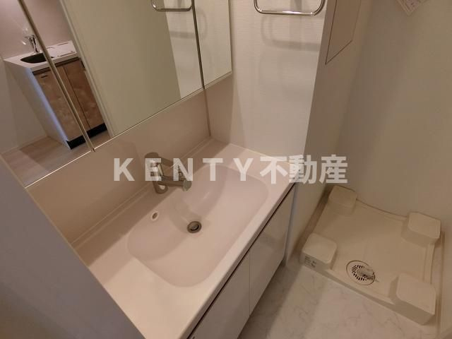 【洗面所】 | リテラス馬込 | 明るい洗面所です