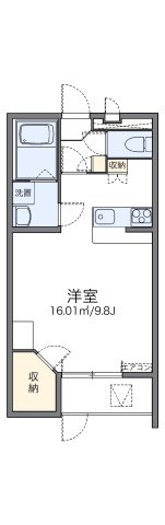 レオパレス我孫子の間取り
