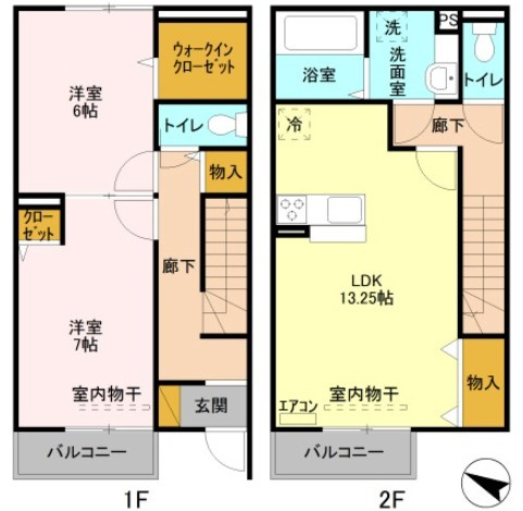 カラコレスの間取り