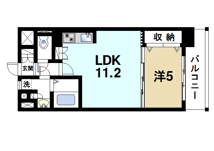 サンソレイユ新大宮の間取り