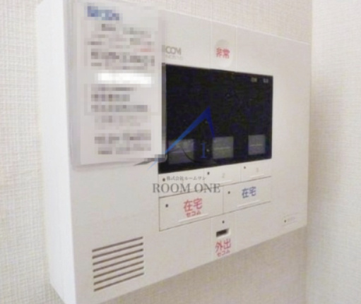 輝楽のセキュリティ|モニター付きインターホンです。
