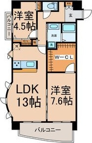 ベルメゾン花筐の間取り