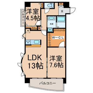 ベルメゾン花筐の間取り