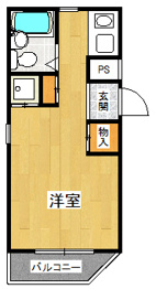 ロイヤルメゾン西宮北口８の間取り